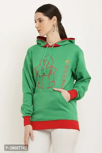 Women's Hoodies || Sweatshirt for Women Men || Unisex Hoodie (XL, Green)-thumb4