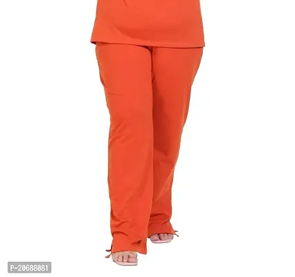 CANIDAE Women'S Cotton Pyjama Pants Plus Size (S to 8XL) (SMALL, ORANGE)
