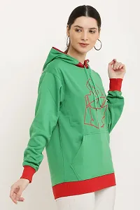 Women's Hoodies || Sweatshirt for Women Men || Unisex Hoodie (XL, Green)-thumb1