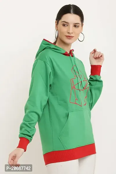 Women's Hoodies || Sweatshirt for Women Men || Unisex Hoodie (XL, Green)-thumb2
