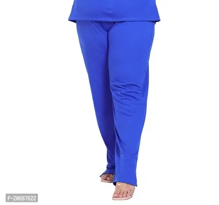 CANIDAE Women'S Cotton Pyjama Pants Plus Size (S to 8XL) (SMALL, ROYAL BLUE)