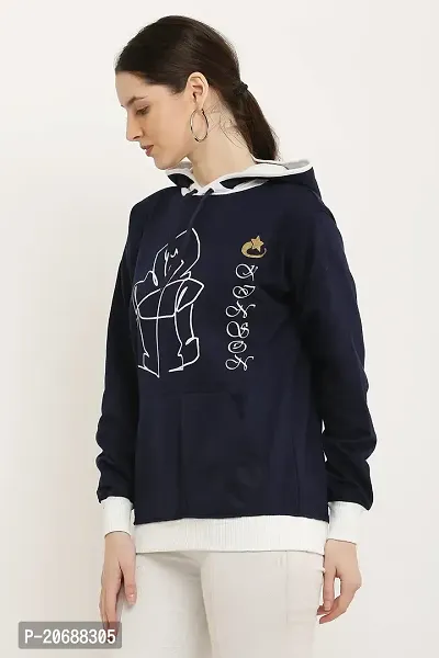 Women's Hoodies || Sweatshirt for Women Men || Unisex Hoodie (XL, Dark Blue)-thumb4