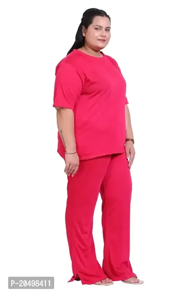 CANIDAE Cotton Plus Size NightSuit Pyjama T-Shirt for Women-thumb2