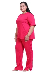 CANIDAE Cotton Plus Size NightSuit Pyjama T-Shirt for Women-thumb2