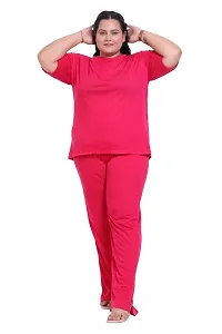 CANIDAE Cotton Plus Size NightSuit Pyjama T-Shirt for Women-thumb3