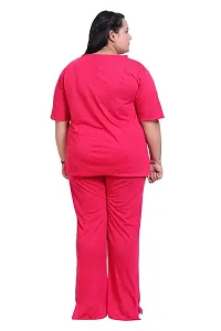 CANIDAE Cotton Plus Size NightSuit Pyjama T-Shirt for Women-thumb4