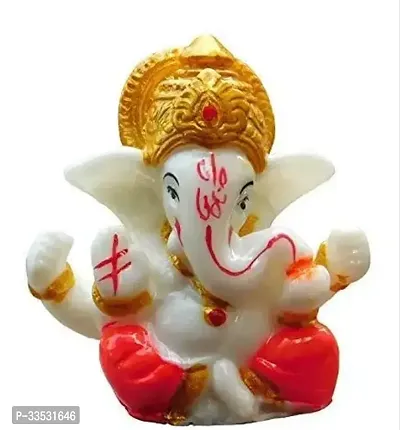 Small Statue Lord Ganesha Figurine for Car Dashboard Temple Home Decor-thumb0