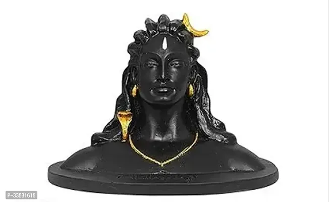 Adiyogi Shiva Idol for Home Decor Gift Puja Matte Black