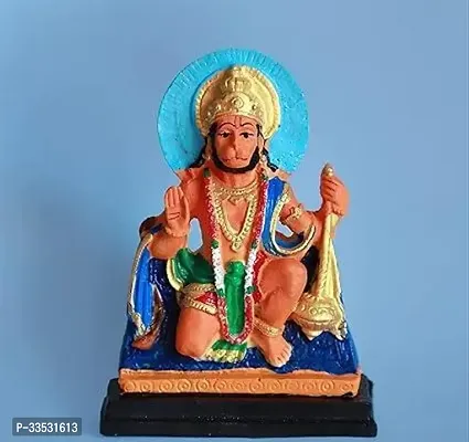 Hanuman ji Statue for Pooja Gift Car Murti Home Decor-thumb0