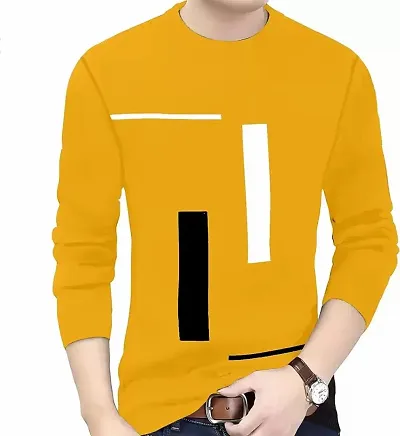 Stylish Long Sleeves Round Neck Sweatshirts For Men