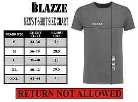 THE BLAZZE Men's Regular T-Shirt for Men-thumb1