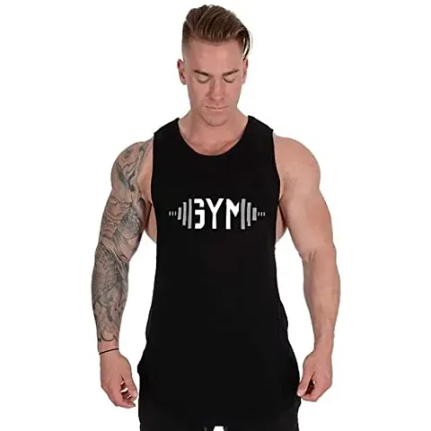 The BLAZZE 0066 Men's Tank Tops Muscle Gym Bodybuilding Vest Fitness Workout Train Stringers