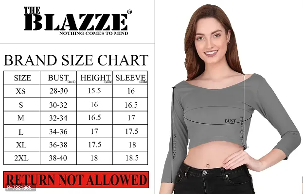 THE BLAZZE 1057 Women's Top (M, Red)-thumb6