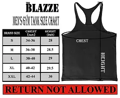 THE BLAZZE Men's Gym Vest-thumb2