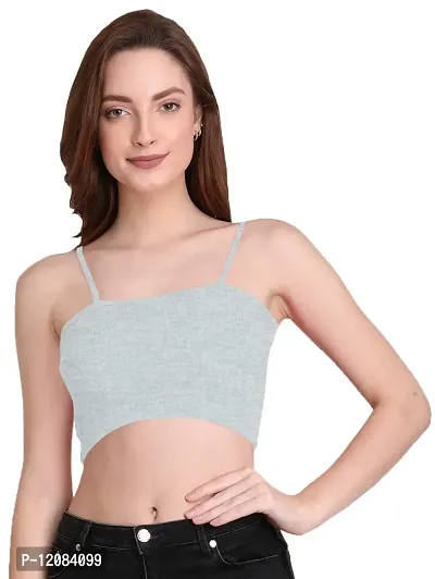 THE BLAZZE 1290 Women's Sleeveless Crop Tops Sexy Strappy Tees-thumb4