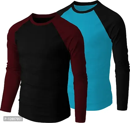 THE BLAZZE 0131 Men's Raglan Full Sleeve T-Shirts for Men