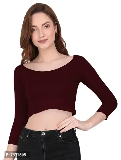 THE BLAZZE 1057 Women's Top (M, Maroon)