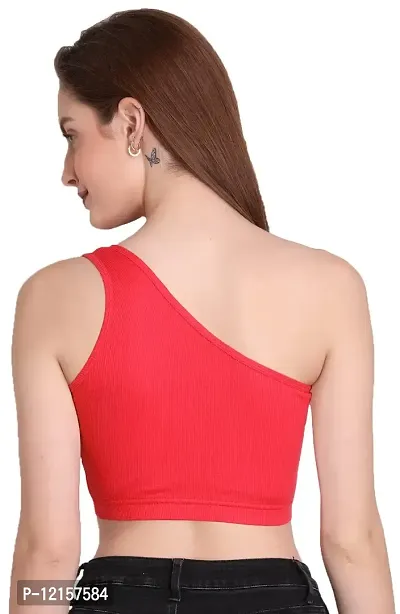 THE BLAZZE Women's Sleeveless Crop Tops Sexy Strappy Tees-thumb2