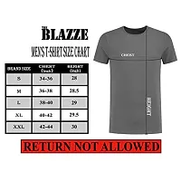 THE BLAZZE 0017 Men's Gym Tank Gym Tank Stringer Tank Tops for Men Gym Vest for Men Sleeveless Bodybuilding Gym Tank Tops for Men (Large(38�-40), A - Black)-thumb2
