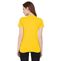 THE BLAZZE 1019 Women's Cotton Round Neck Half Sleeve T-Shirts for Women Combo (Pack of 3) (Small, Combo_4)-thumb2