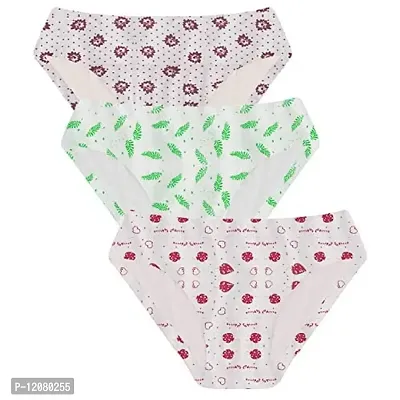 THE BLAZZE Women's Lingerie Printed Panties Hipsters Briefs G-Strings Thongs Underwear Boy Shorts Bikini Panty for Woman