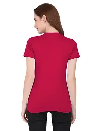 THE BLAZZE 1019 Women's Cotton Round Neck Half Sleeve T-Shirts for Women Combo (Pack of 2)-thumb3