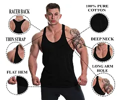 AD2CART A0001 Men's Tank Tops Muscle Gym Bodybuilding Vest Fitness Workout Train Stringers-thumb2