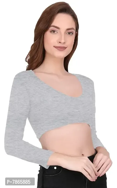Buy THE BLAZZE 1109 Women's Cotton Basic Sexy Solid V Neck Slim