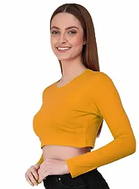 THE BLAZZE 1128 Women's Top (XL, Yellow)-thumb2