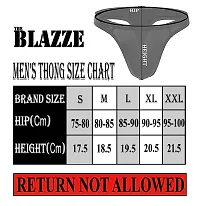 THE BLAZZE Men's Cotton Thongs (AS-78_White_XX-Large)-thumb3