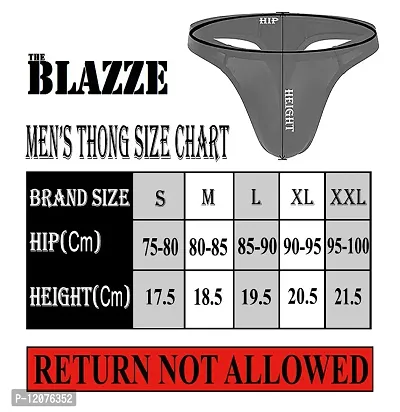 THE BLAZZE Men's Cotton Thongs (AS-78_White_XX-Large)-thumb4