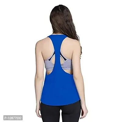 THE BLAZZE Women's Sleeveless Loose Fit Racerback Yoga Workout