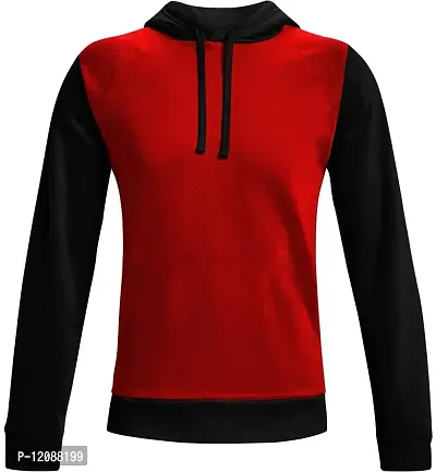 THE BLAZZE 0134 Men's Sweatshirt Full Sleeve Drawstring Hooded Solid Pullover Hoodies T-Shirt for Men-thumb0