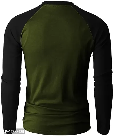 THE BLAZZE 0131 Men's Raglan Full Sleeve T-Shirts for Men-thumb2