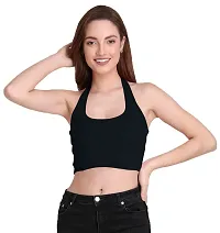 THE BLAZZE 1294 Women's Sexy Cotton Tank Crop Tops Bustier Bra Vest Crop Top Bralette Blouse Top for Womens (Medium, Colour_4)-thumb2