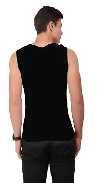AD2CART A0006 Men's Round Neck Sleeveless T-Shirt Tank Top Gym Bodybuilding Vest Muscle Tee for Men-thumb1