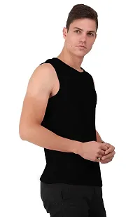 AD2CART A0006 Men's Round Neck Sleeveless T-Shirt Tank Top Gym Bodybuilding Vest Muscle Tee for Men-thumb3