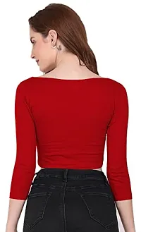 THE BLAZZE 1057 Women's Top (M, Red)-thumb2