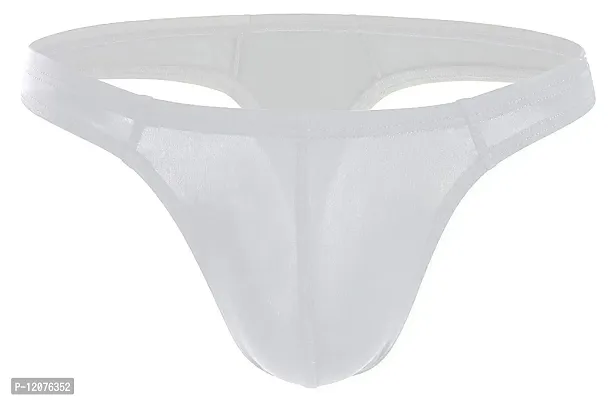 THE BLAZZE Men's Cotton Thongs (AS-78_White_XX-Large)