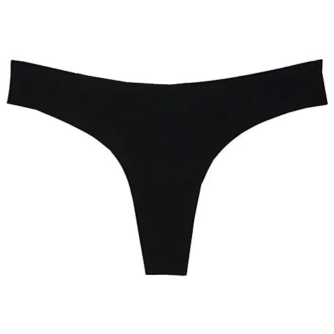 THE BLAZZE Women's Thong Low Rise Sexy Solid G-String Thong Bikini T-String Sexy Lingerie Panties Briefs