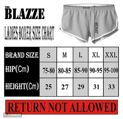 THE BLAZZE 1010 Cute Nightwear Sexy Shorts for Women (Light Pink, M)-thumb3