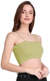 THE BLAZZE 1290 Crop Top for Women (Medium, Reliance Green)-thumb3