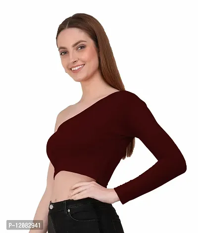 THE BLAZZE 1289 Women's Cotton Readymade Blouse (XX-Large, Maroon)