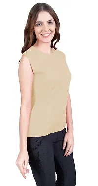 THE BLAZZE 1350 Women's Regular Round Neck Sleeveless T-Shirt for Women(XL,Color_06)-thumb3