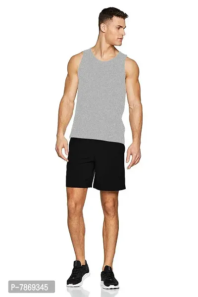 THE BLAZZE Men's Regular Fit Top (QW-130_Grey_Small)-thumb3