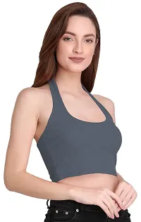 THE BLAZZE 1294 Women's Sexy Cotton Tank Crop Tops Bustier Bra Vest Crop Top Bralette Blouse Top for Womens(S,Color_05)-thumb4