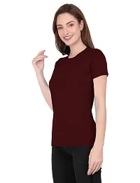 THE BLAZZE 1019 Women's Regular T-Shirts for Women Combo (Small, Combo_05)-thumb3