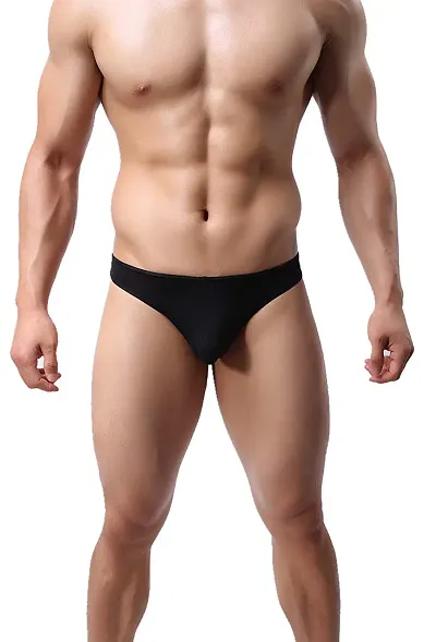 The Tinge Men's Eazy Premium V-Shape Underwear for Men and Boys|Men's Solid  Underwear (Pack of 6)