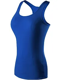 THE BLAZZE Women's Yoga Tank Top Compression Racerback Top Baselayer Quick Dry Sports Runing Vest-thumb1