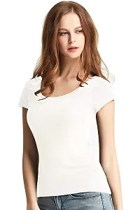 THE BLAZZE Women's T-Shirt (QW-95_White_Small)-thumb2